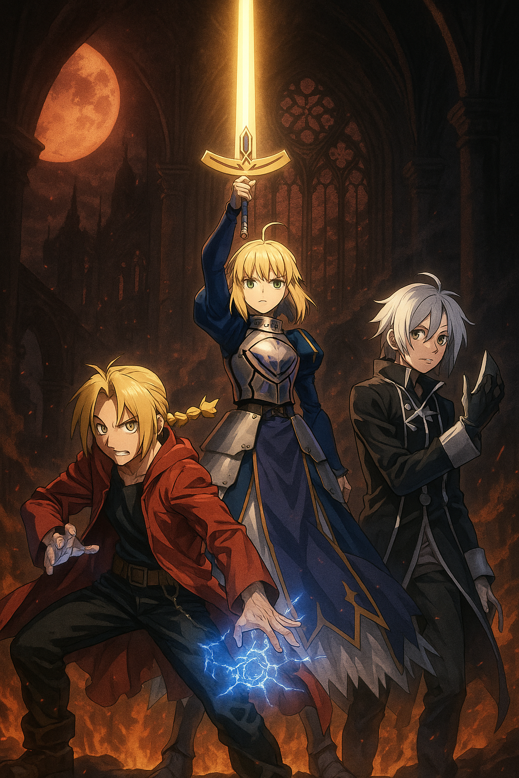Mega Trio Legendary Anime part 8(Final): FMA/FATE/D.Grayman